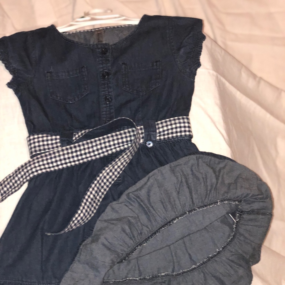 Cherokee denim ruffle dress